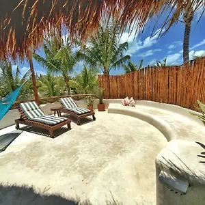  Ferienhaus Casa Cacahuate Holbox-casa Entera Con Jardin-whole House With Garden